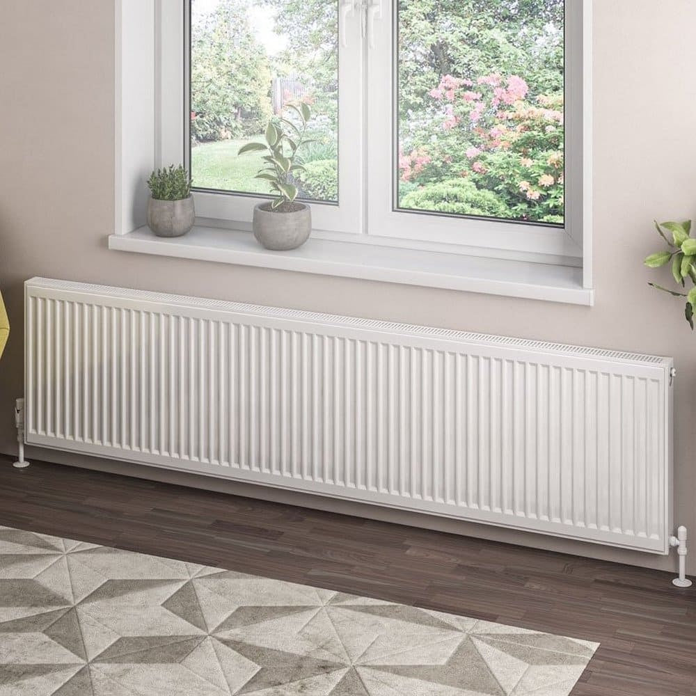 Eastbrook Type 21 500mm High Gloss White Compact Panel Radiator 2000mm