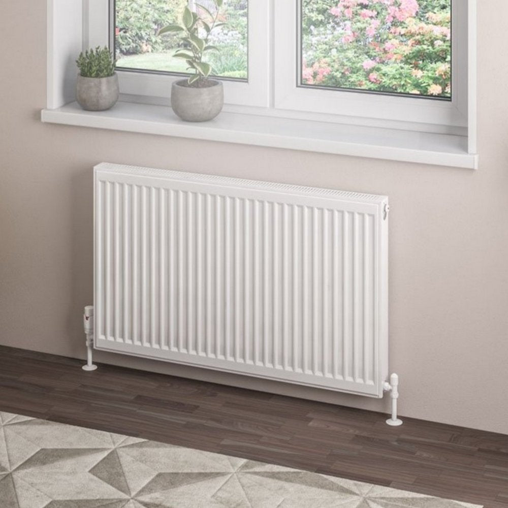 Eastbrook Type 21 600mm High Gloss White Compact Panel Radiator 1000mm