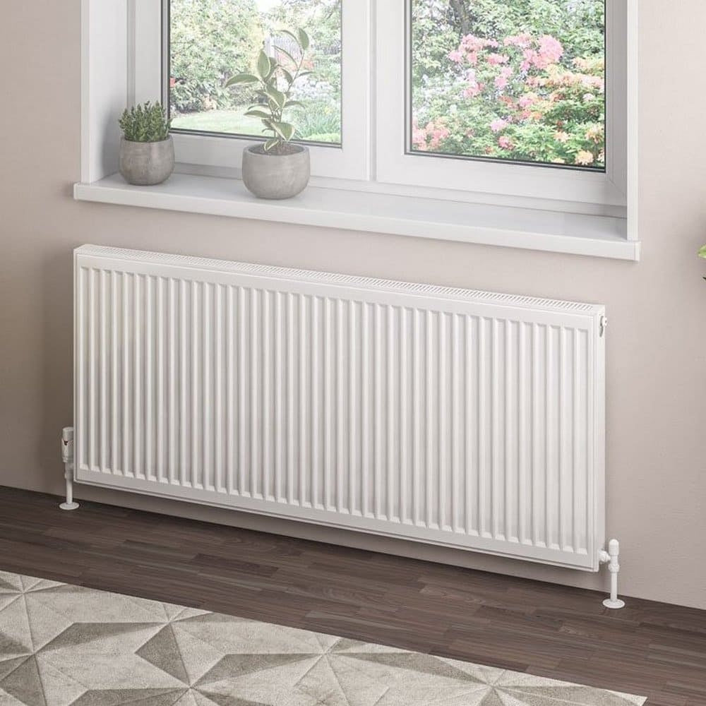 Eastbrook Type 21 600mm High Gloss White Compact Panel Radiator 1400mm