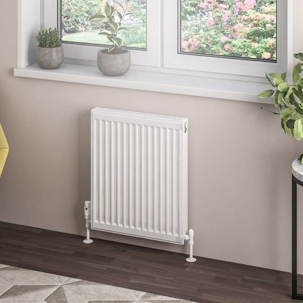 Eastbrook Type 21 600mm High Gloss White Compact Panel Radiator 500mm
