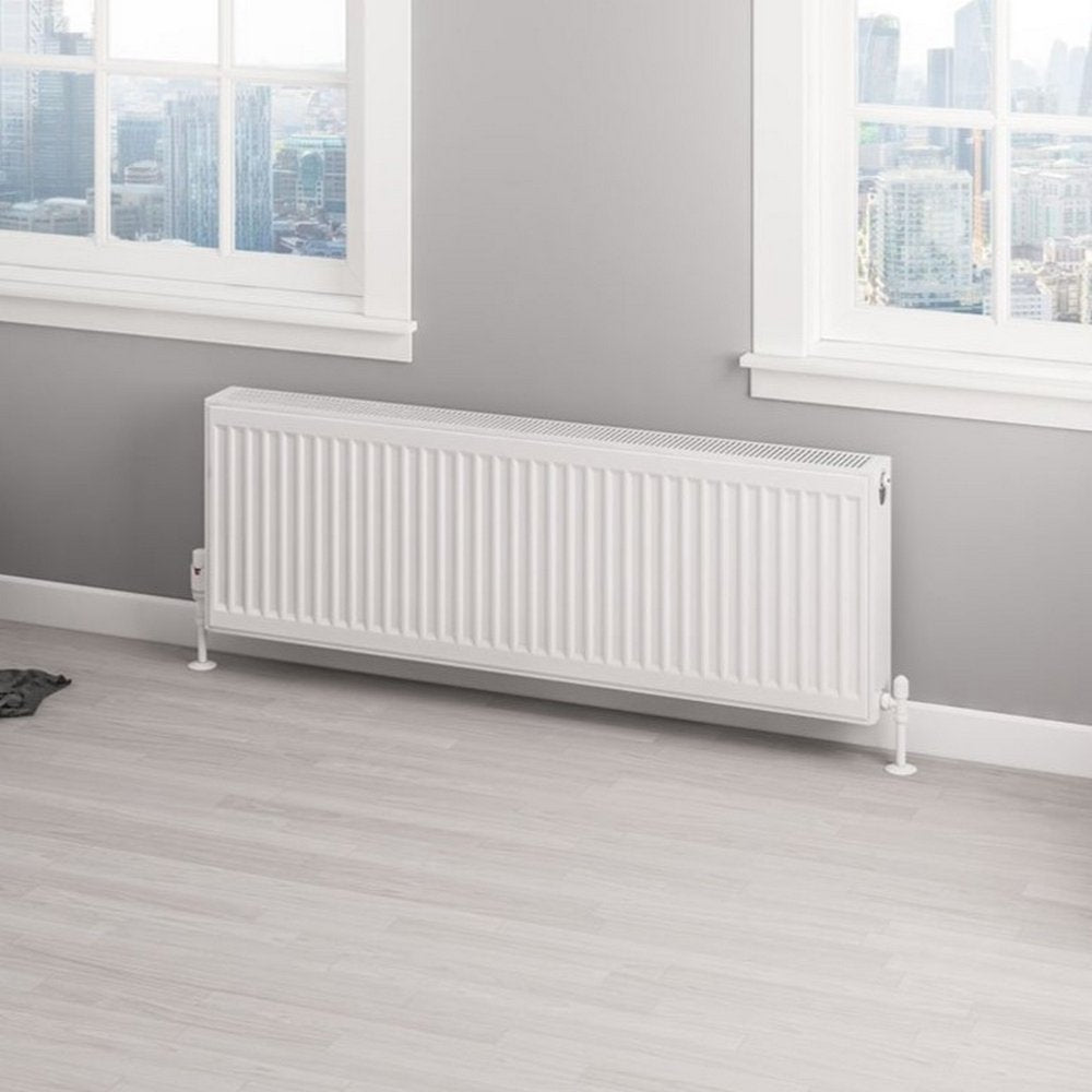 Eastbrook Type 22 400mm High Gloss White Compact Panel Radiator 1200mm