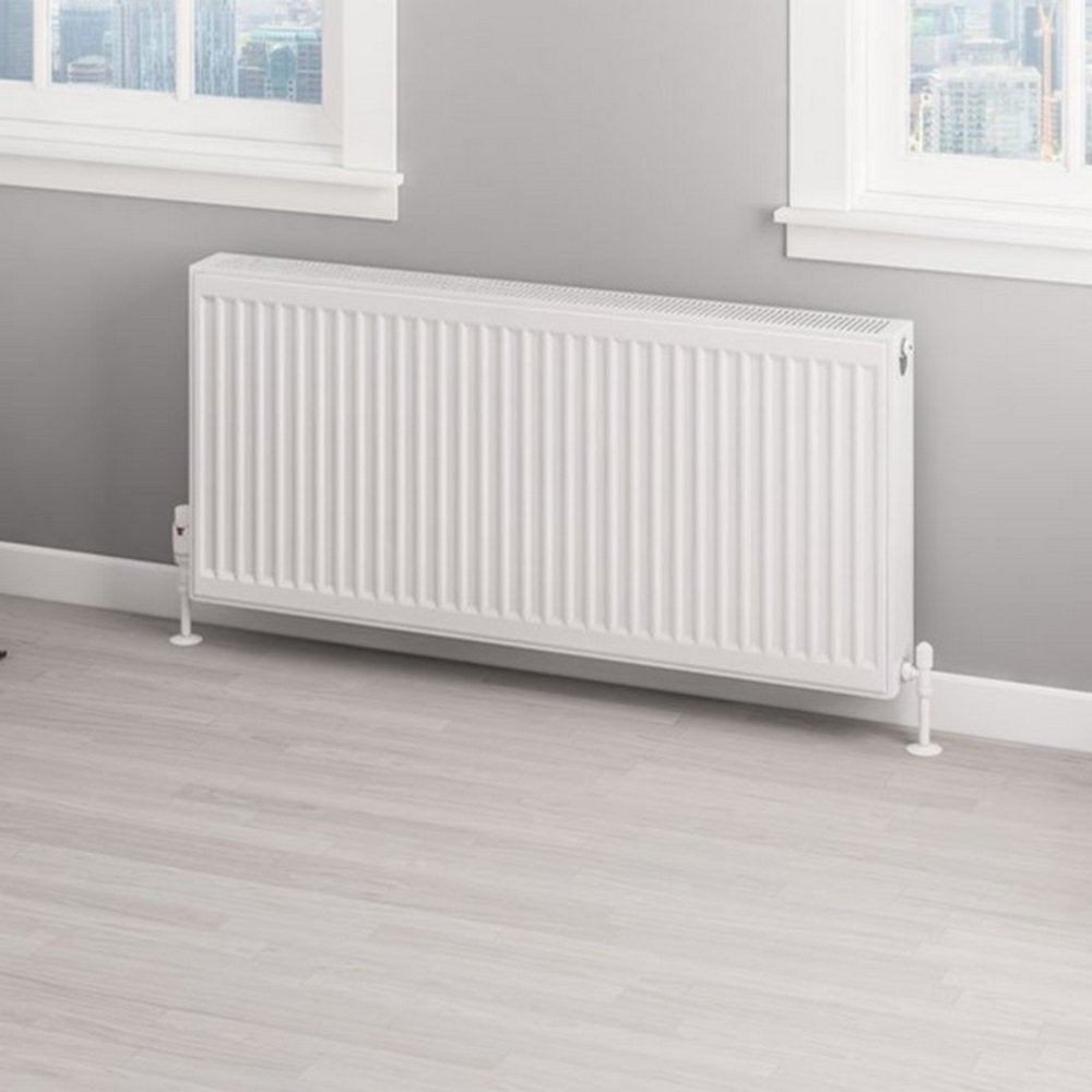 Eastbrook Type 22 500mm High Gloss White Compact Panel Radiator 1100mm