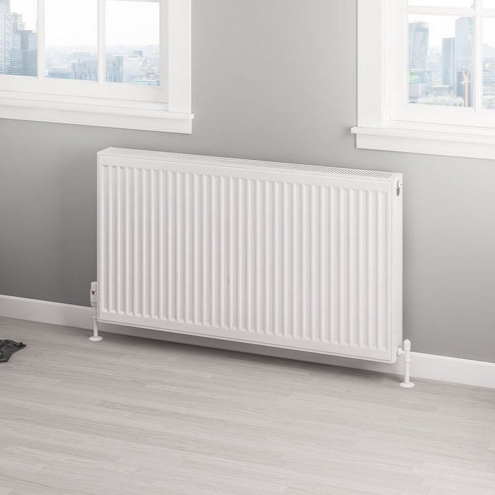 Eastbrook Type 22 600mm High Gloss White Compact Panel Radiator 1100mm