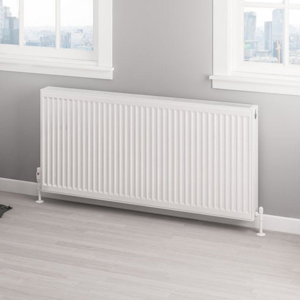 Eastbrook Type 22 600mm High Gloss White Compact Panel Radiator 1300mm