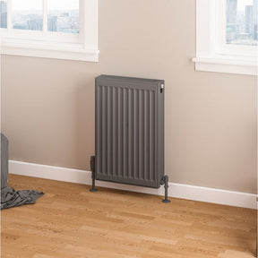 Eastbrook Type 22 600mm High Matt Anthracite Compact Panel Radiator 400mm