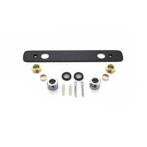 Easy Kit Bar Valve Fixing Plate in Matt Black