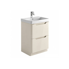 Ella 600mm Stone Floorstanding Vanity Unit with Basin