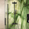Elliot Square Rigid Riser Shower in Gunmetal 4