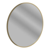 Ajax Gedney 600mm Round Mirror in Brushed Bronze
