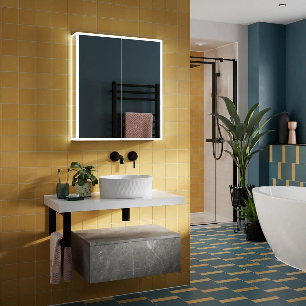 HIB Sound 60 LED Bathroom Bluetooth Speaker Cabinet