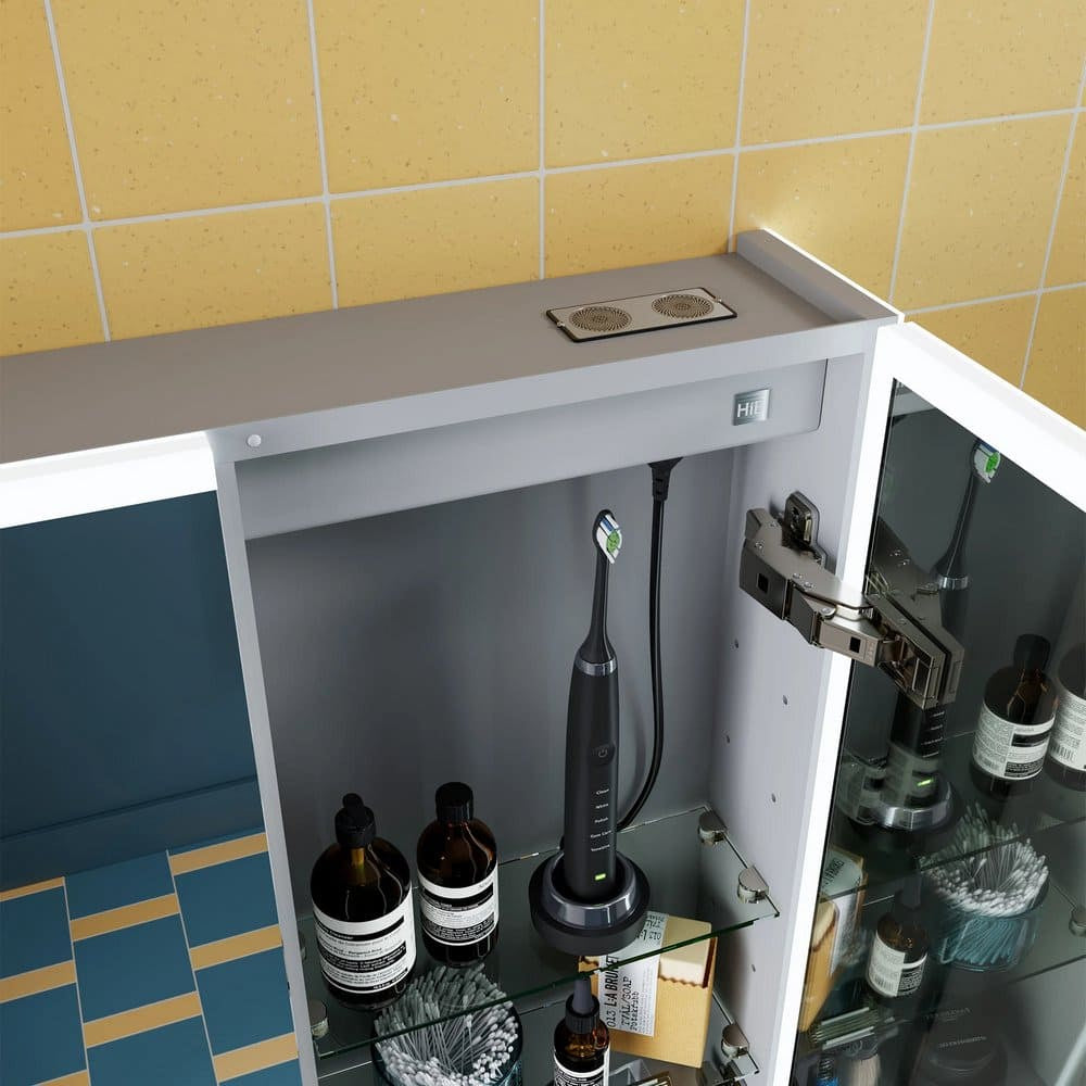 HIB Sound 60 LED Bathroom Bluetooth Speaker Cabinet Inside
