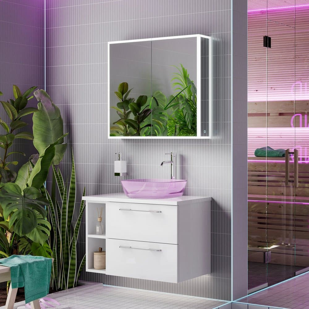 HIB Sound 80 LED Bathroom Bluetooth Speaker Cabinet