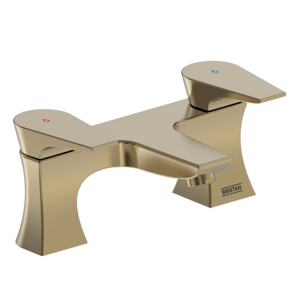 HOUBFBB Bristan Hourglass Bath Filler in Brushed Brass
