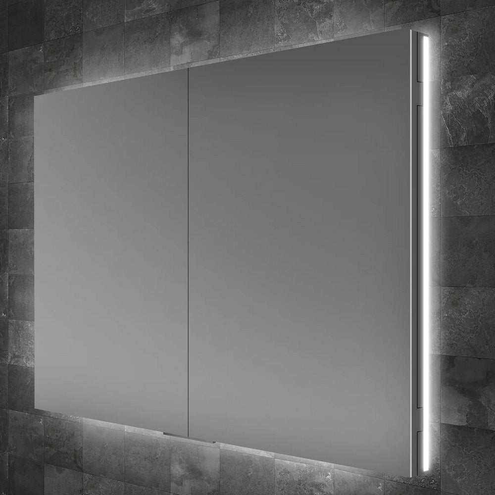 HiB Atrium 80 Semi Recessed LED Mirror Cabinet