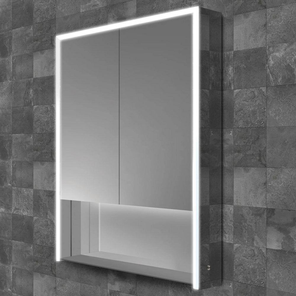 HiB Verve 60 Illuminated Bathroom Mirrored Cabinet