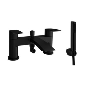 Kartel Nero Curve Bath Shower Mixer in Matt Black