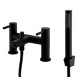 Kartel Nero Round Bath Shower Mixer in Matt Black