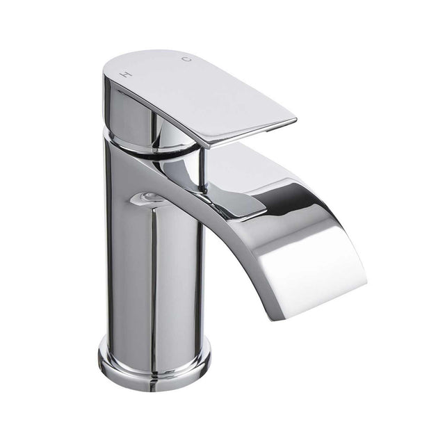 Kartell Bella Mono Basin Mixer with Waste in Chrome