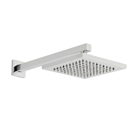 Kartell Cube Fixed Overhead Drencher and Shower Arm in Chrome