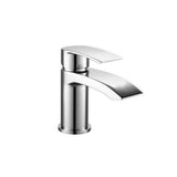 Kartell Curve Mini Mono Basin Mixer with Click Waste in Chrome