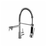 Kartell Dual Spout Kitchen Sink Mixer Tap in Chrome