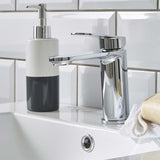 Kartell Excel Mono Basin Mixer with Waste in Chrome lifestyle