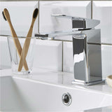 Kartell Fine Mono Basin Mixer with Waste in Chrome lifestyle