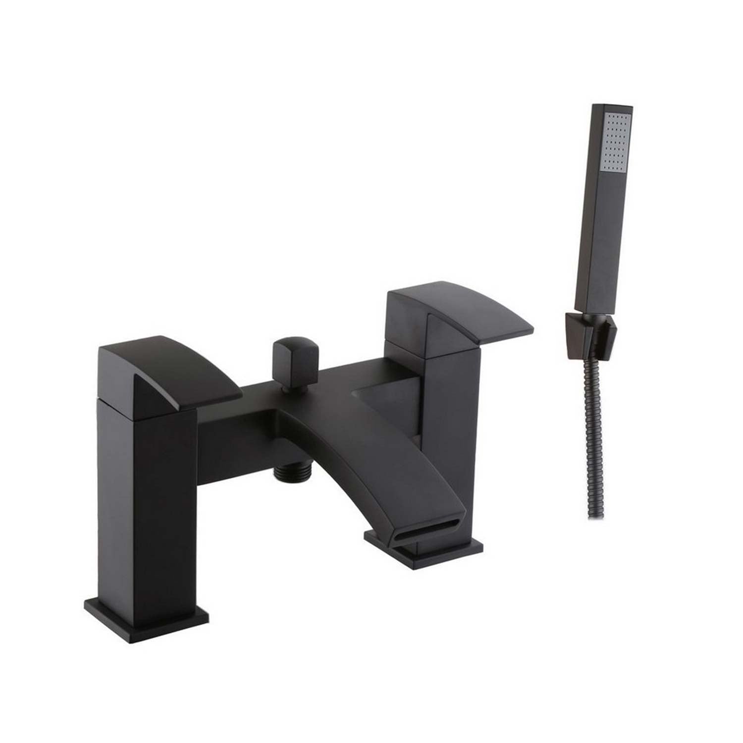 Kartell Fiuto Nero Bath Shower Mixer in Matt Black