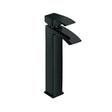 Kartell Fiuto Nero High Rise Mono Basin Mixer in Matt Black