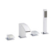 Kartell Flair 4 Hole Bath Shower Mixer in Chrome