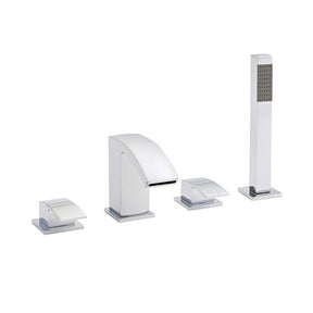 Kartell Flair 4 Hole Bath Shower Mixer in Chrome