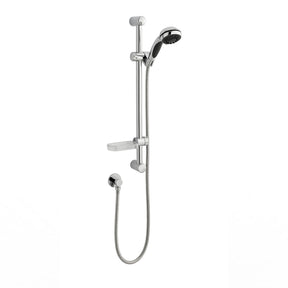 Kartell Flow Slide Rail Kit with Soap Tray and Multi Function Handset in Chrome