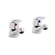 Kartell G4K Bath Pillar Taps in Chrome