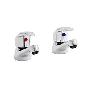 Kartell G4K Bath Pillar Taps in Chrome