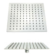 Kartell KVIT 200mm Square Shower Head in Chrome