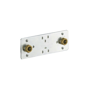 Kartell KVIT Fast Bar Shower Fixing Plate in Chrome