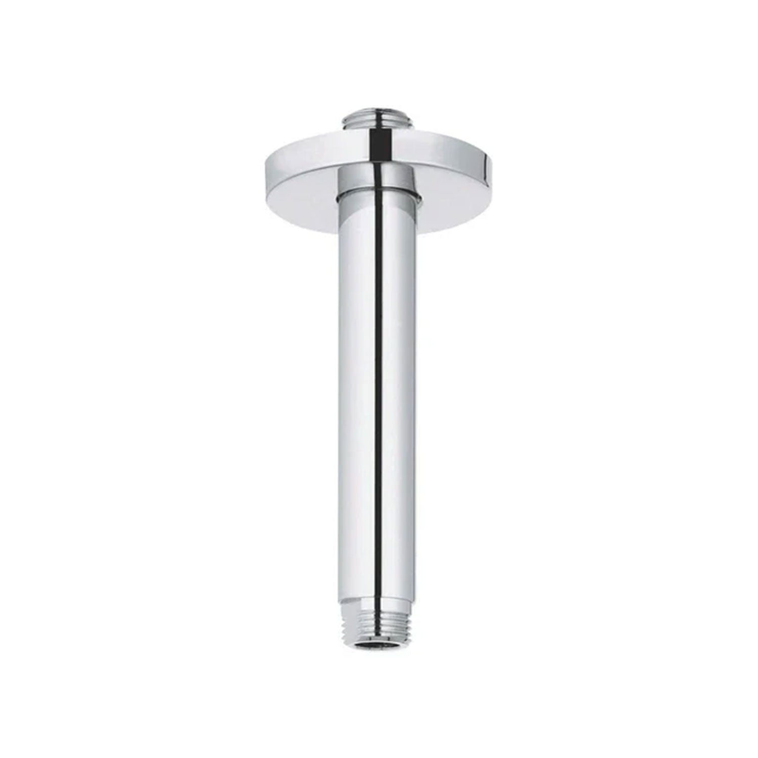 Kartell KVIT Round Ceiling Mounted Shower Arm in Chrome