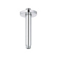 Kartell KVIT Round Ceiling Mounted Shower Arm in Chrome