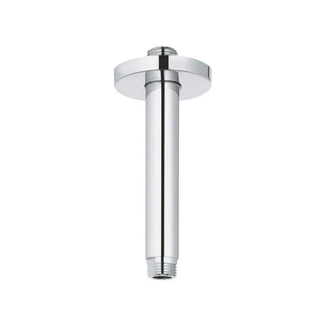 Kartell KVIT Round Ceiling Mounted Shower Arm in Chrome