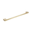 Kartell K Vit Premium Single Towel Rail in Brushed Brass