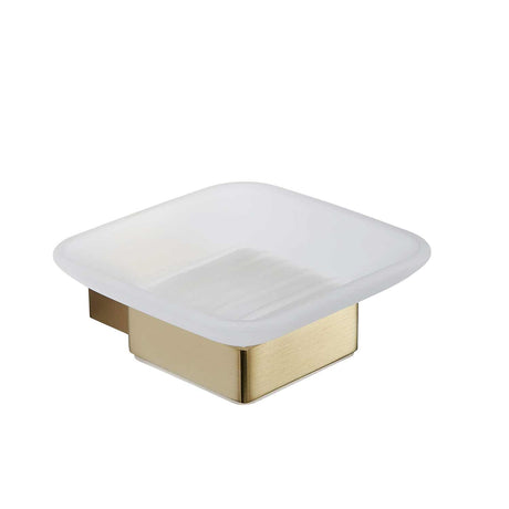 Kartell K Vit Premium Soap Dish Holder in Brushed Brass