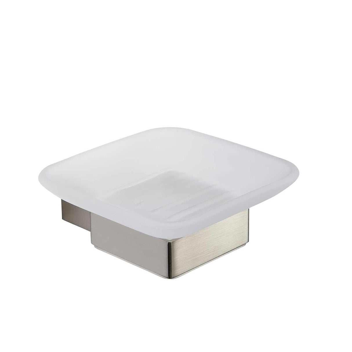 Kartell K Vit Premium Soap Dish Holder in Brushed Nickel