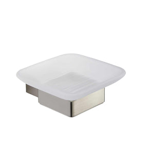 Kartell K Vit Premium Soap Dish Holder in Brushed Nickel