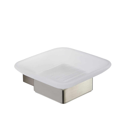 Kartell K Vit Premium Soap Dish Holder in Brushed Nickel