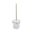 Kartell K Vit Premium Toilet Brush Set in Brushed Nickel