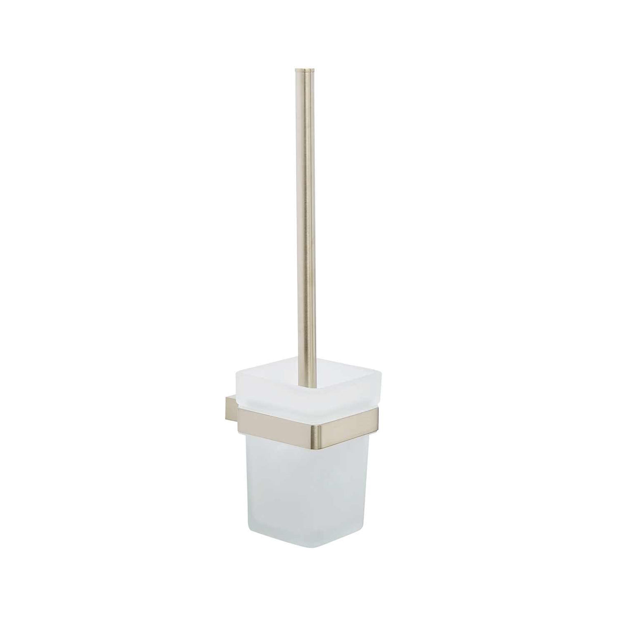 Kartell K Vit Premium Toilet Brush Set in Brushed Nickel