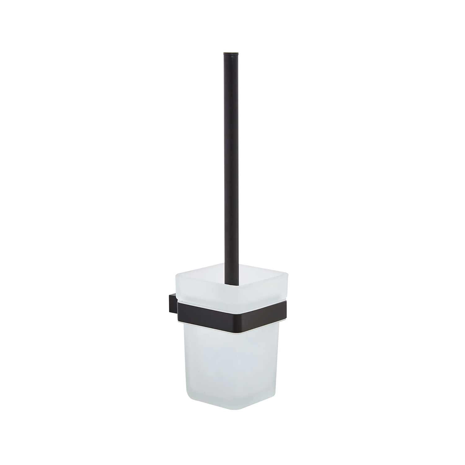 Kartell K Vit Premium Toilet Brush Set in Matt Black
