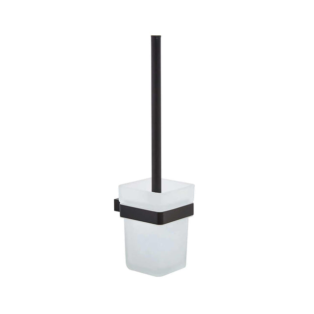 Kartell K Vit Premium Toilet Brush Set in Matt Black