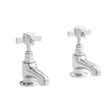 Kartell Klassique Basin Pillar Taps in Chrome