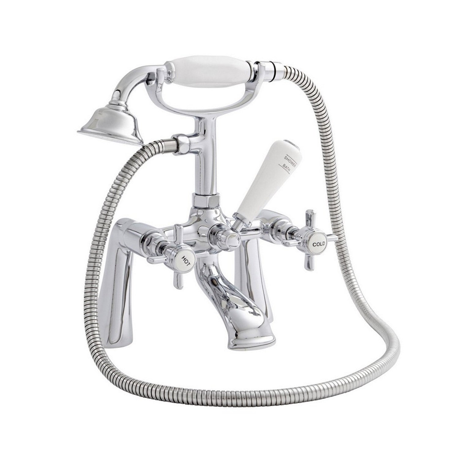 Kartell Klassique Bath Shower Mixer in Chrome